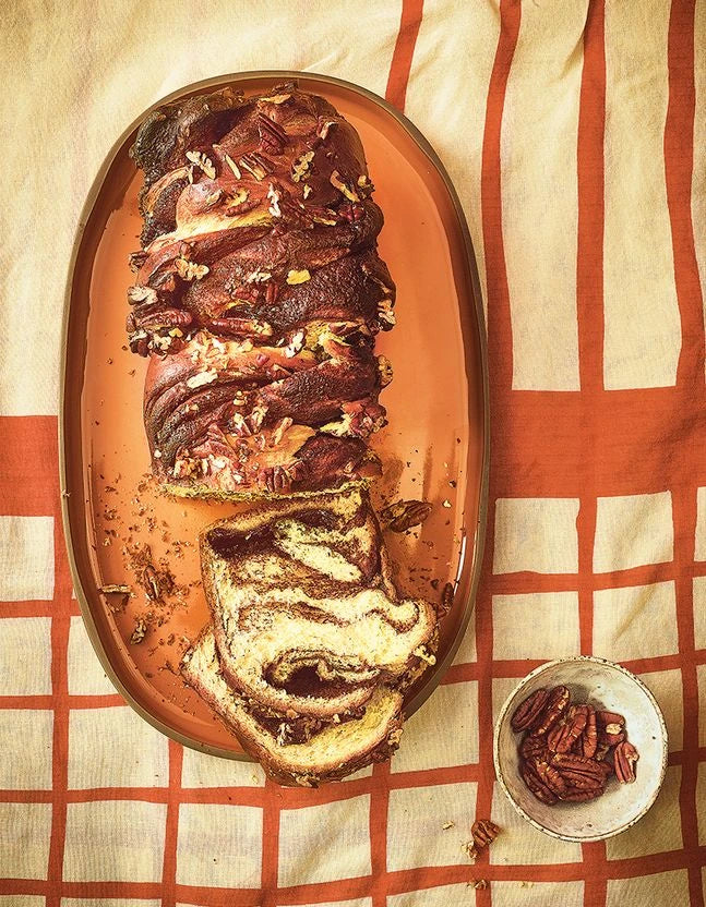 Babka chocolat et noix de pécan