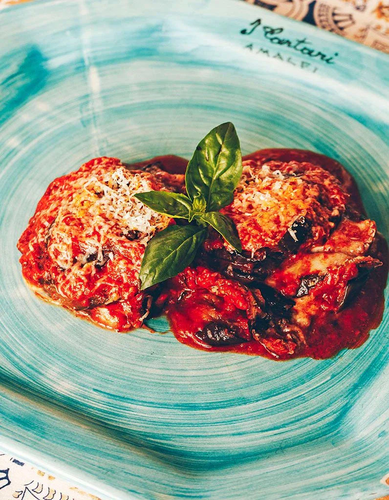 Parmigiana bianca di melanzane