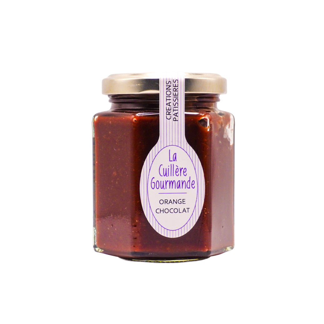 La cuillière gourmande – Confiture Orange chocolat