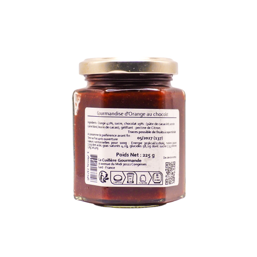 La cuillière gourmande – Confiture Orange chocolat