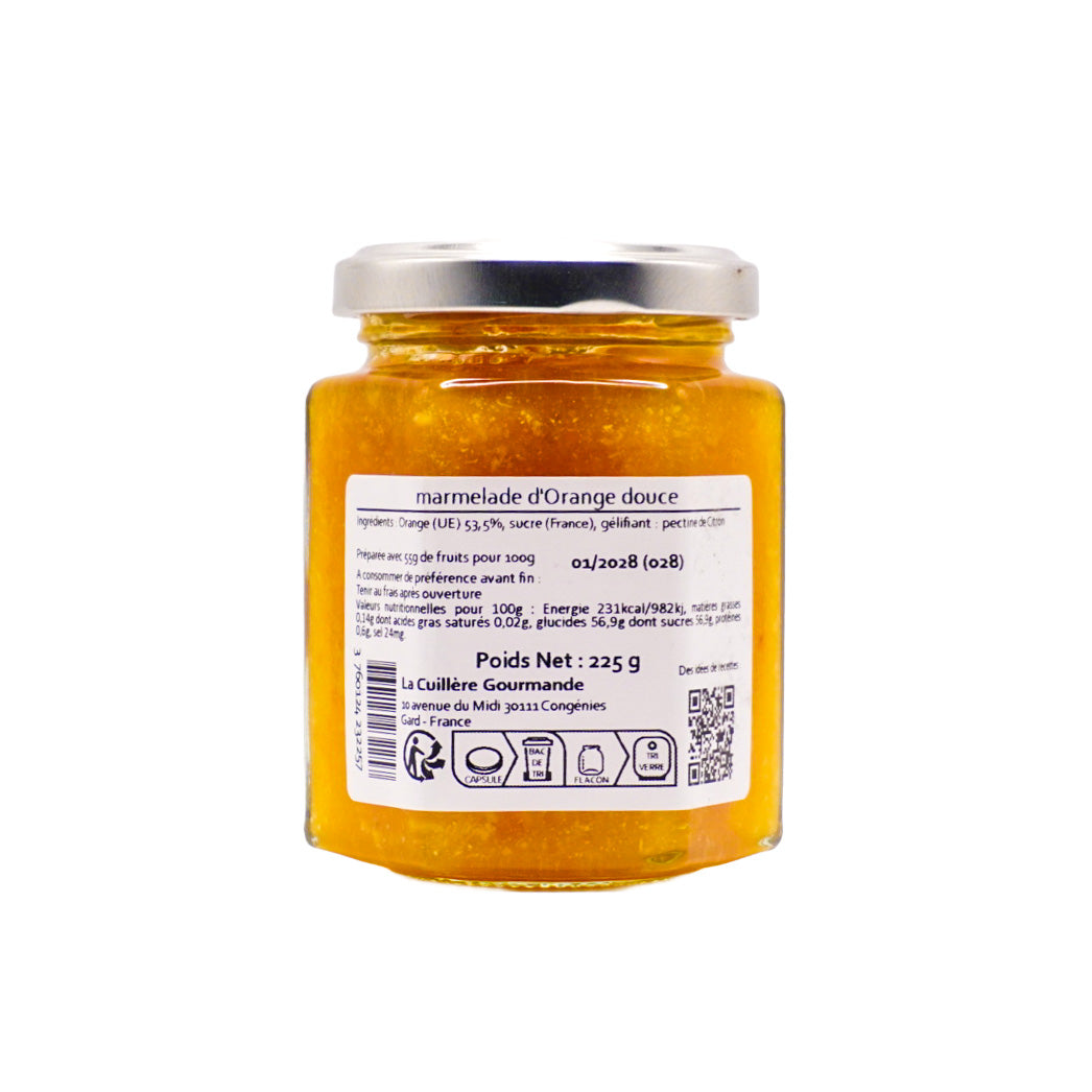 La cuillière gourmande – Confiture Orange douce