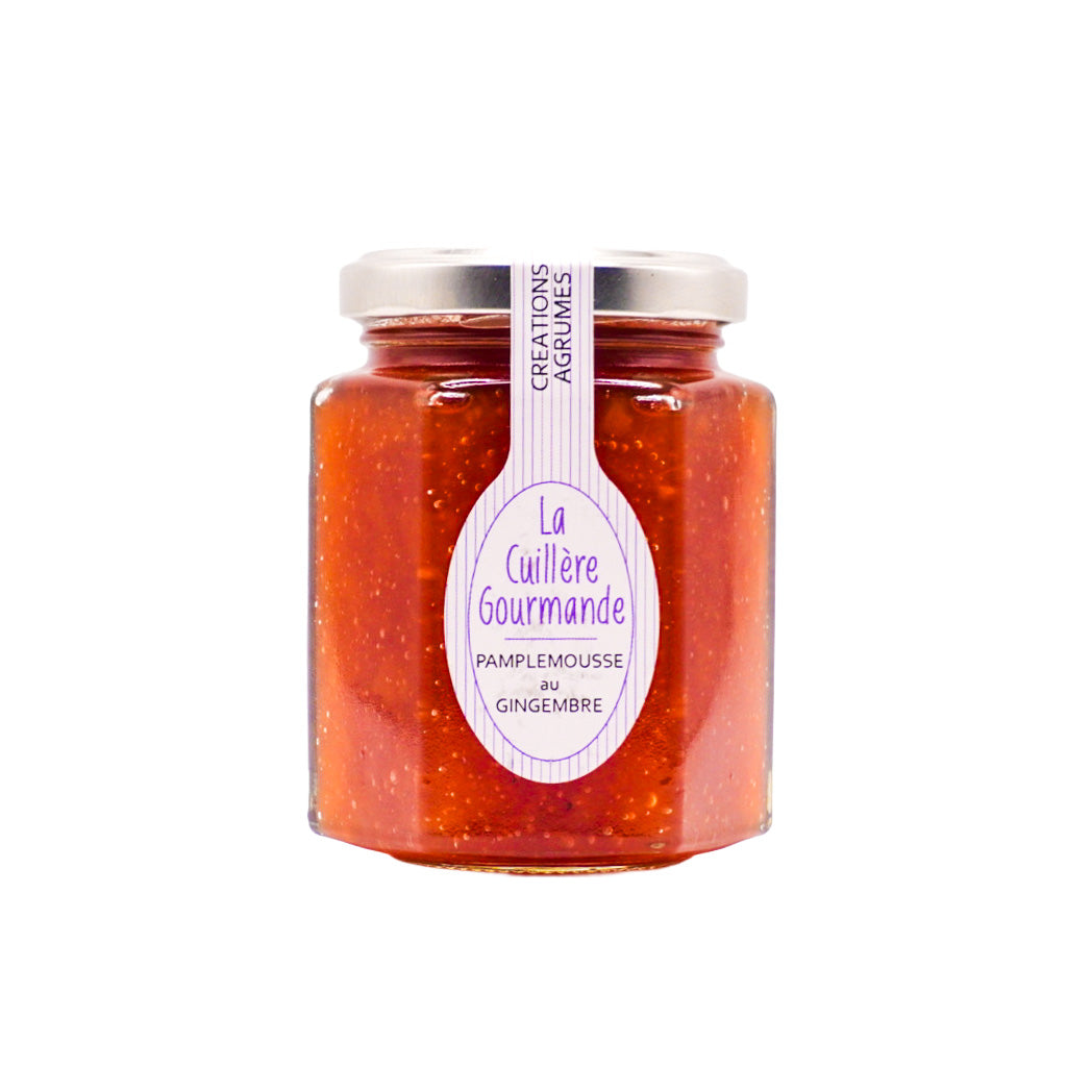 La cuillière gourmande – Confiture Pamplemousse au gingembre