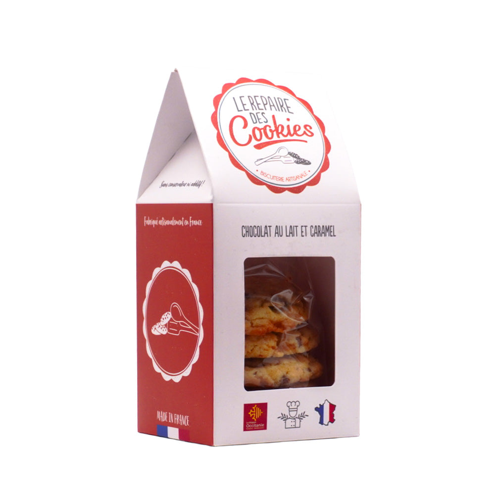 Le repaire des cookies – Cookies chocolat au lait et caramel