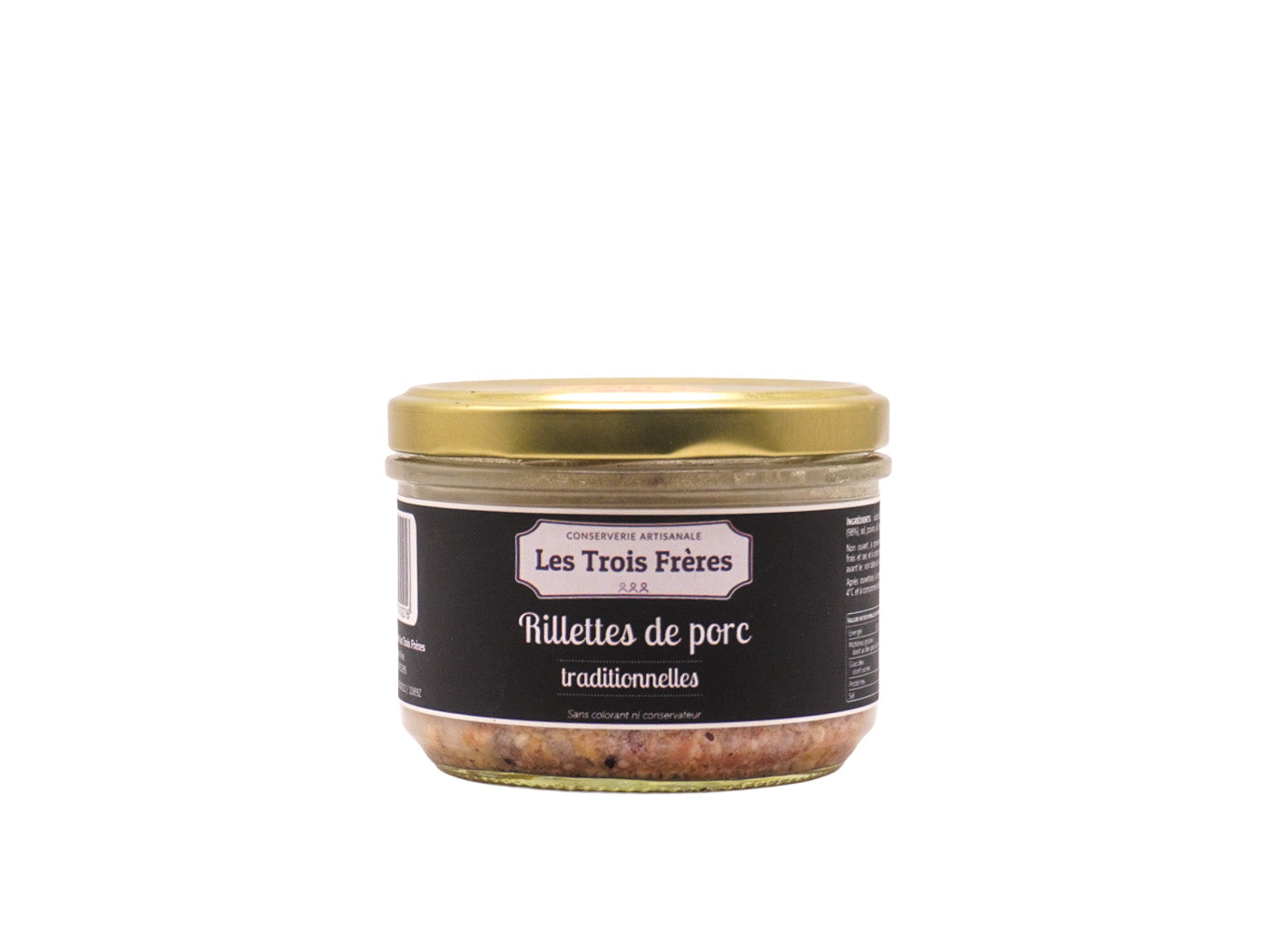 Les trois frères – Rillettes de porc traditionnelles