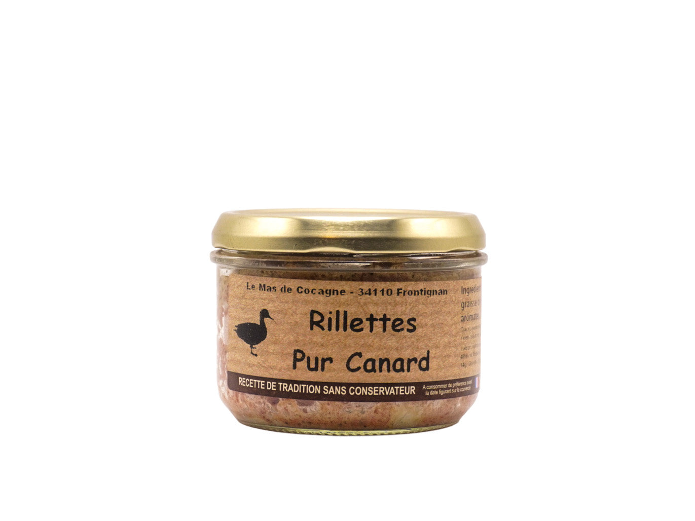 Saveurs de Cocagne – Rillettes pur canard