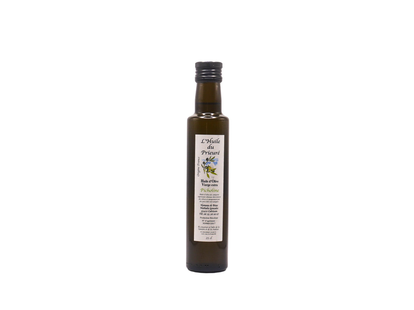L'Huile d'olive du prieuré – Huile d'olive vierge extra Picholine