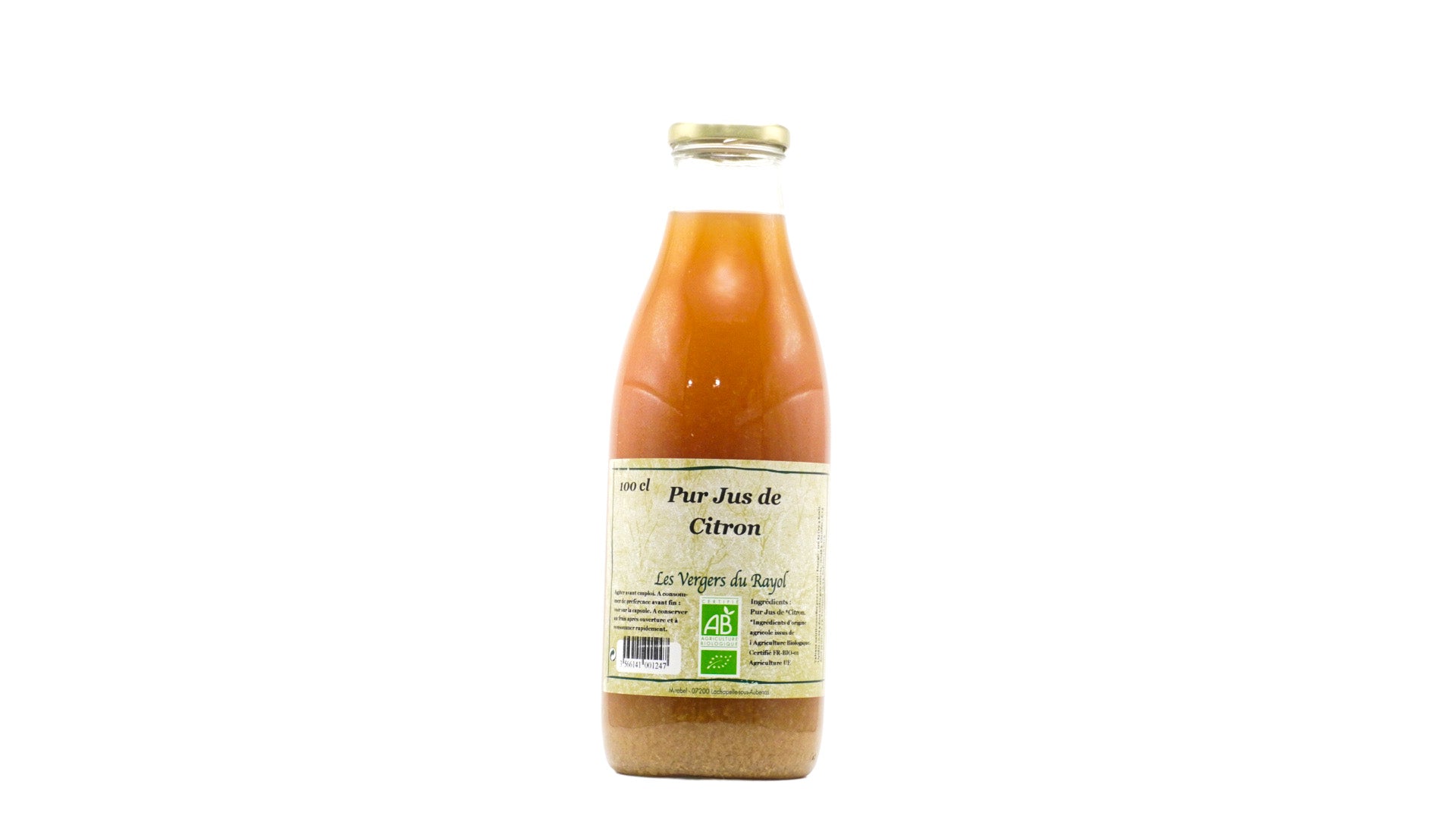 Les Vergers du Rayol – Pur jus de Citron BIO