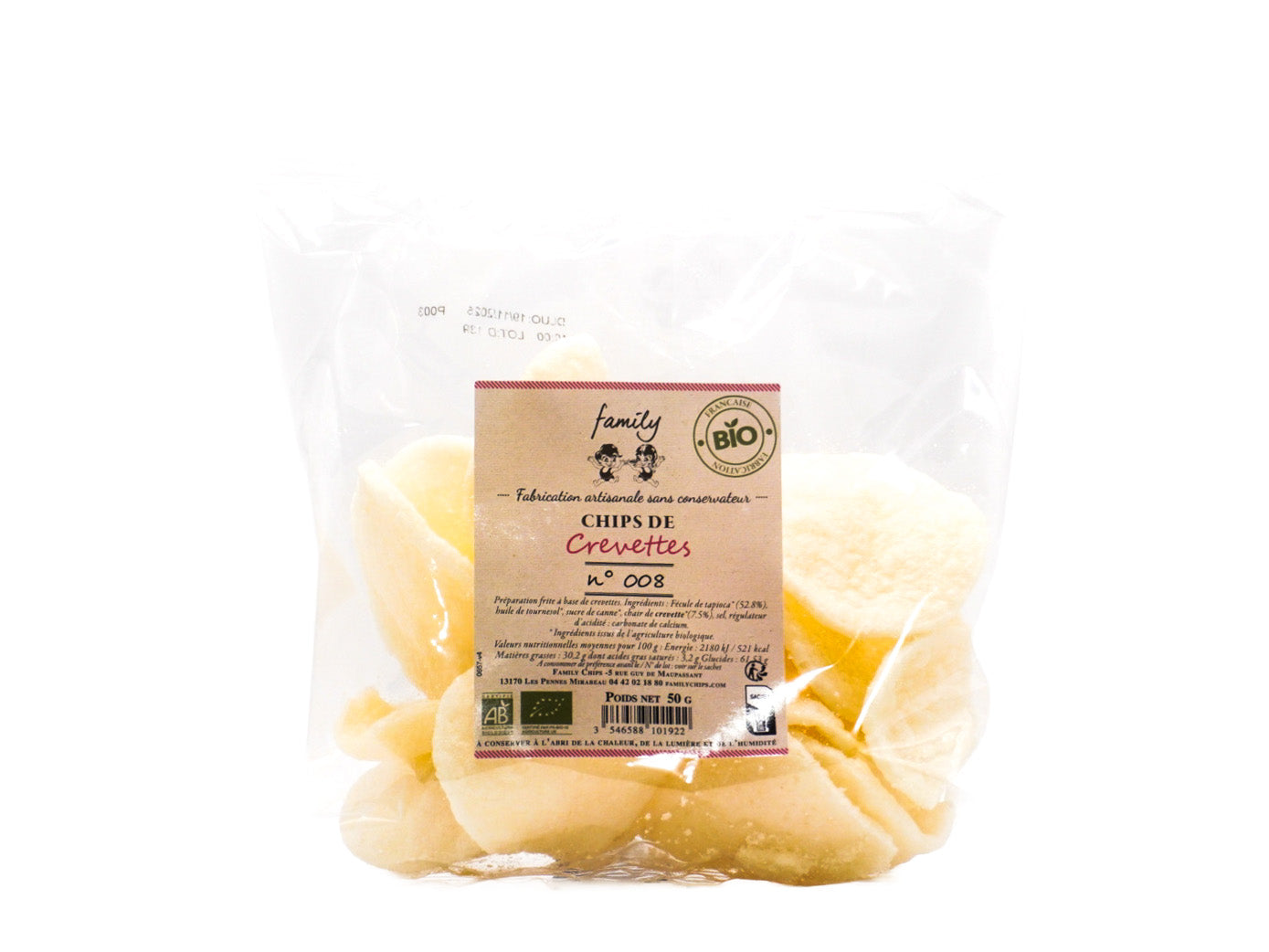 Family chips - chips de crevette